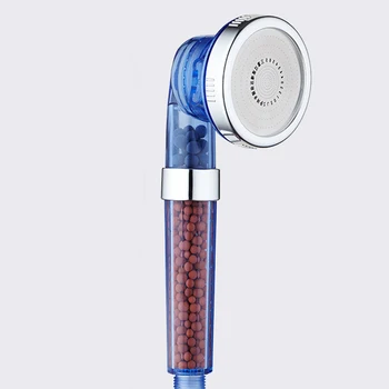 

Negative Ion SPA Filtered 3 Modes Adjustable Shower Head with Shower Hose Three Shower Mode Negative Lon SPA Shower Head