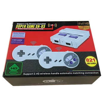 

821games Retro Video Game Console ForSnes Game 2.4G 2 Wireless Gamepad Controller HD HDMI TV Out SUPER Game for kids gift