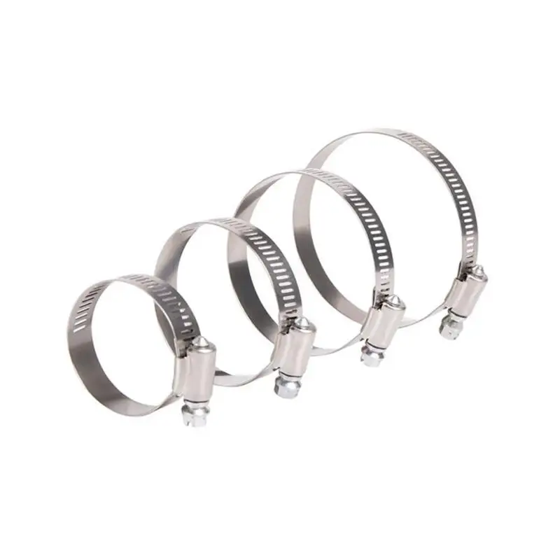 

80pcs/set Stainless Steel Worm Drive Hose Clamp Fuel Water Pipe Tube Clips