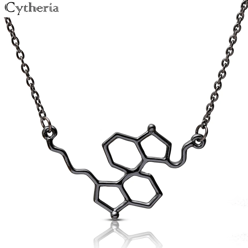 Creative Pendant Necklace Fashion Chemical Molecular Structure For Men Women Chic Minimalist Jewelry Gifts | Украшения и