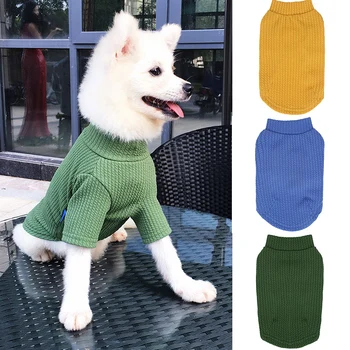 

Pet Dog Cat Turtleneck Sweater Winter Warm Knitted Dog Clothes for Small Dogs Chihuahua Clothing Puppy Coat Jacket Pets Products