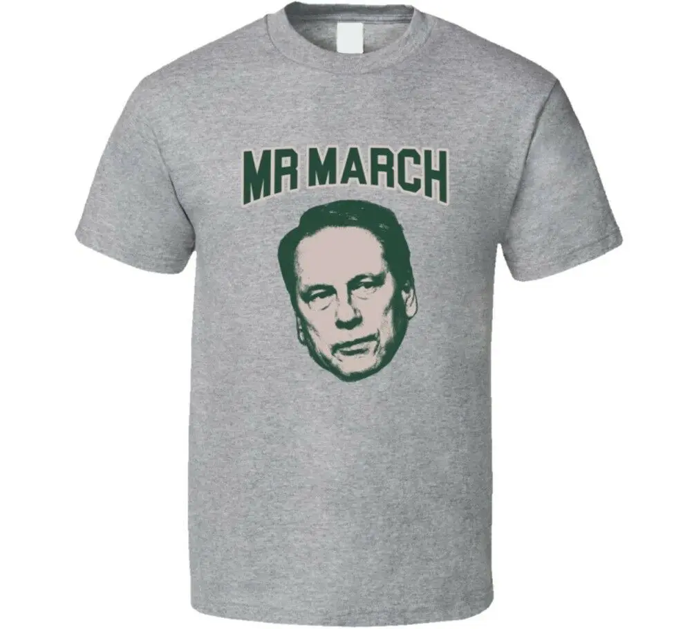 Tom Izzo Mr марта эфирное с надписью &quotMichigan State&quot Баскетбол вентилятор Футболка |