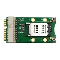 Мини-адаптер PCI Express для модуля 3g 4G с слотом USIM Mini PCI E для мини-переходная карта pci-e карта Поддержка 3g/4G WWAN LTE gps карта