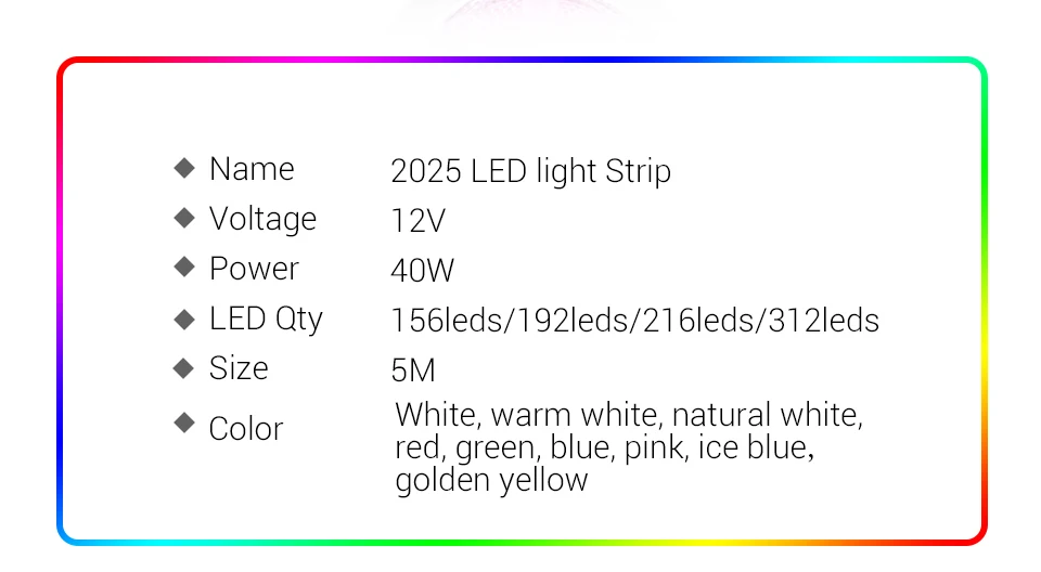 1560 светодиодный s полосы светильник 12V SMD 2025 Диодная лента лампа Гибкая лента ультра тонкий яркий светодиодный лента белый/лед-синий/розовый/синий/Золотой Подсветка