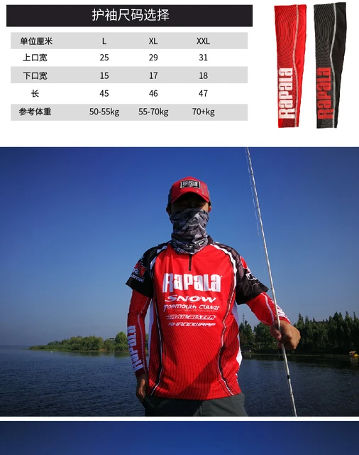 Original Rapala Brand Clothes Summer Fishing T Shirt Short Sleeve  Quick-drying Breathable Anti-uv Fishing Shirt