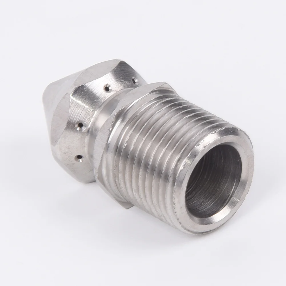 

3/8 BSP High-Pressure Washer Sewer Jetter Spray Head Hose Drain Cleaning Nozzle