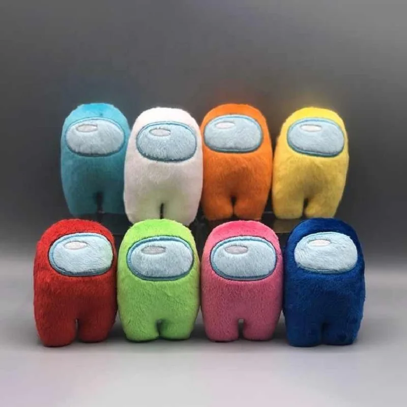 

Soft Plush Among Us Plush Among Us Game Plush Toy with music Kawaii Stuffed Doll Christmas Gift Cute Red Small Among Us Plushie
