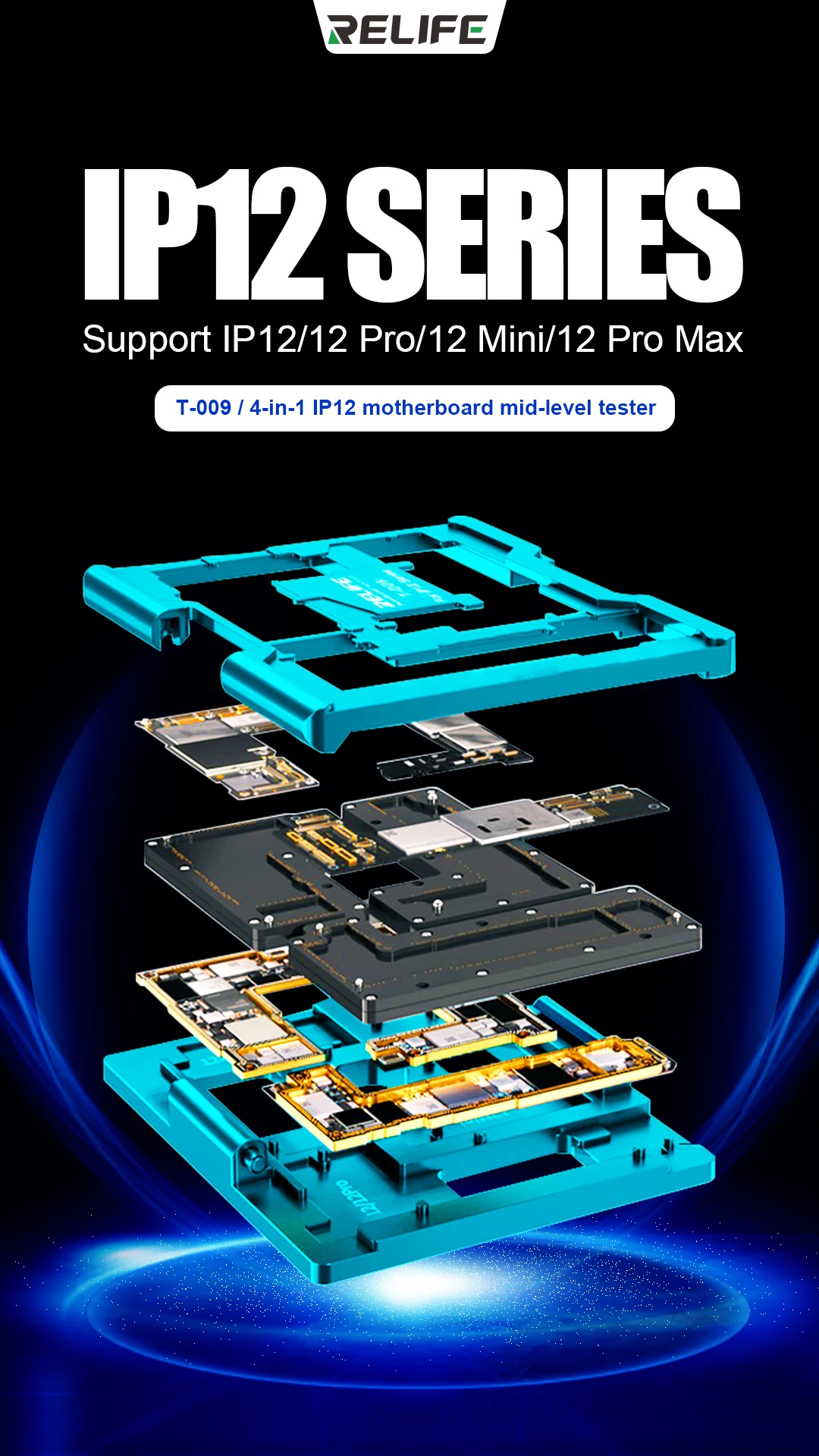 即納送料無料 Relife Iphone 12 Pro Mini Maxマザーボード ミディアムレベルテスター 修理 顔認識カメラ フラッシュ 超特価セット Freefileconverters Com