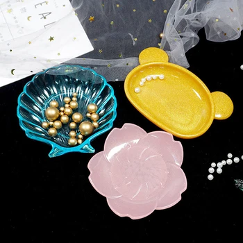 

Silicone Resin Casting Dish Mould Cute Dish Resin Mold Jewelry Making Tools