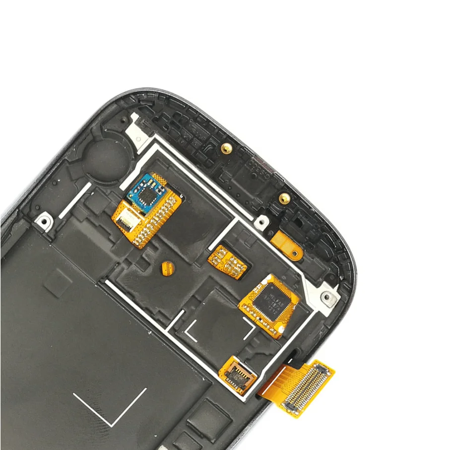 Светодиодный samsung Galaxy S3 Neo i9300i GT-i9301i i9308 O светодиодный дисплей с кодирующий преобразователь сенсорного экрана в сборе Контроль яркости