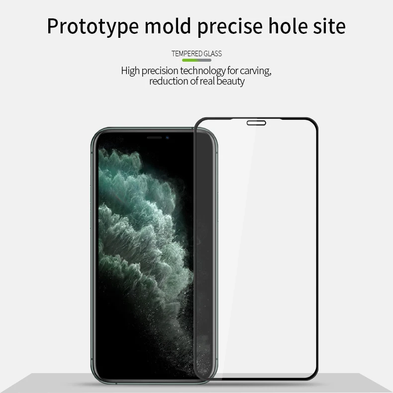 Для IPhone 11 Pro 5," стекло закаленное MOFi 3D изогнутое полное покрытие защитная пленка протектор экрана