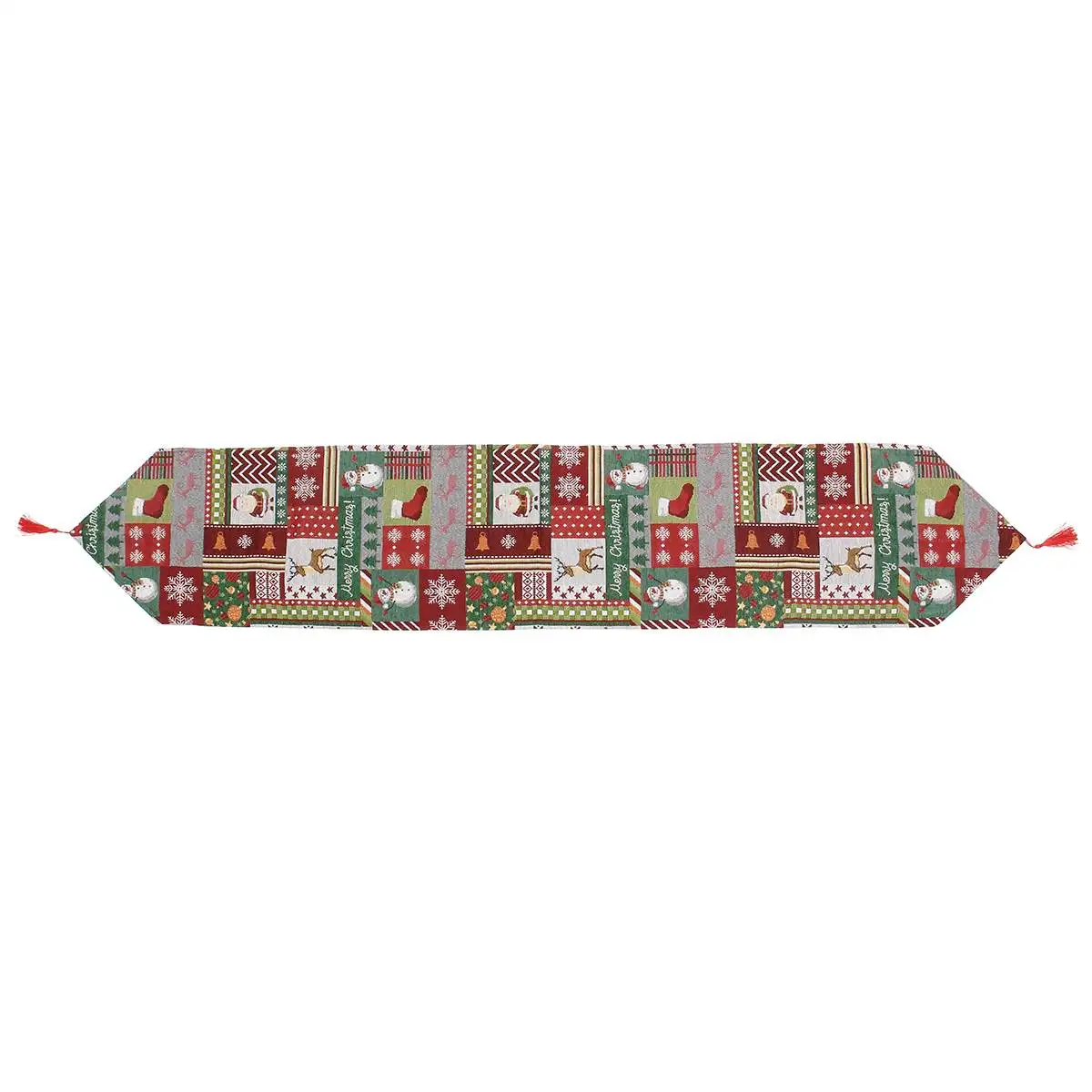 Table Runner Рождественская скатерть настольная скатерть чехлы на стулья для столовых приборов Год Вечерние обеденным столом Декор рождественские украшения 180X33 см - Цвет: Table Runner