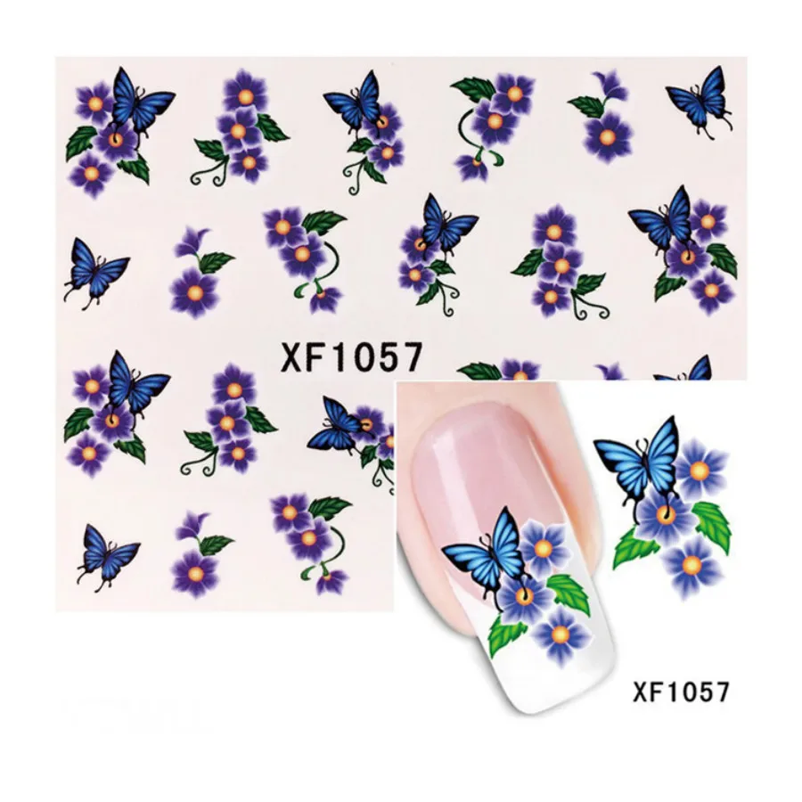 

1Pcs Fashion Colorful Flowers Butterfly Nail Art Stamp Stamping Image Plate Stainless Steel Nail Template Manicure Stencil Tools