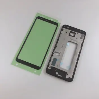 

For Samsung Galaxy J4 Plus 2018 J4+ J415 J4 Core J410 2018 Front Glass Touch Screen Sensor+Adhesive+Housing Front Frame Cove