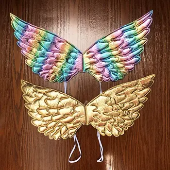 

Unicorn Costume Gold Silver Unicorn Wings For Kids Girl Princess Fairy Wings Halloween Cosplay Costume Unicornio Accessories