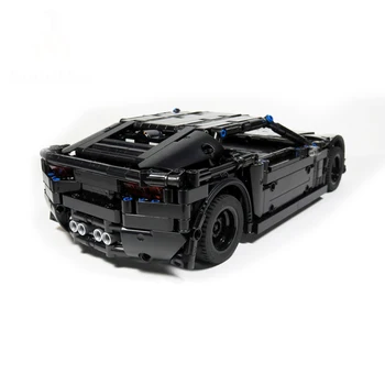 

Lepining Creator Black Devil Pull Back Sports Car Model Building Blocks City Technic Car Enlighten Bricks Toys For Boys Gifts