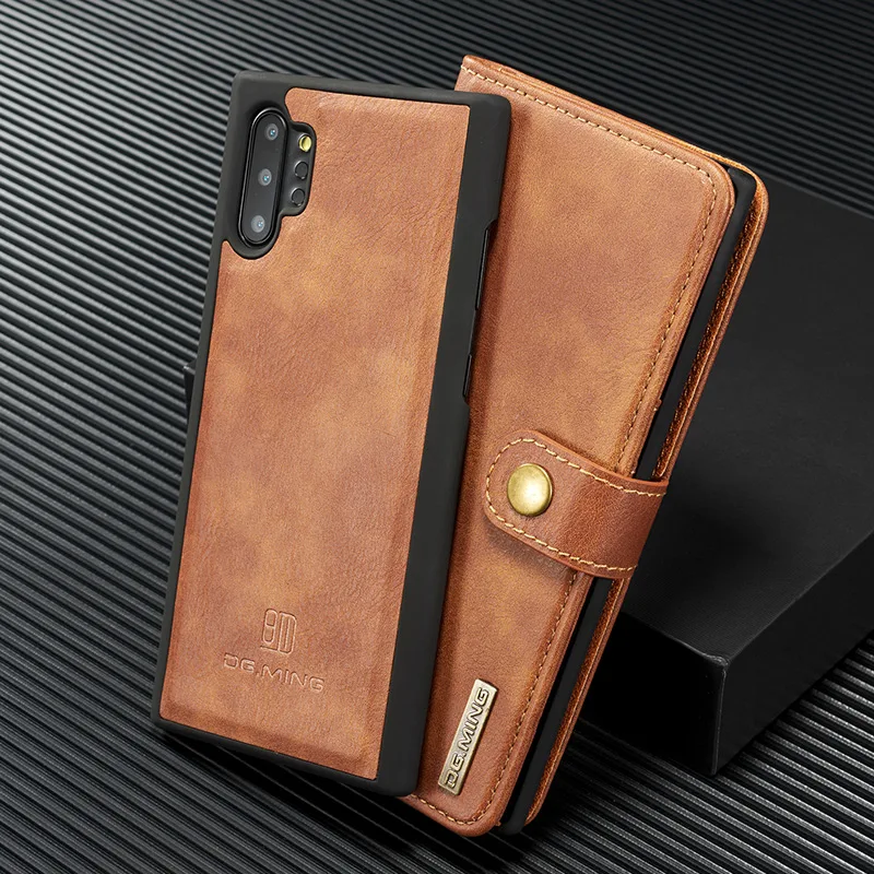 Note10 Роскошный кожаный чехол для samsung Galaxy Note 10 9 8 S8 S9 S10 5G A6 A8 плюс A7 A40 A50 A70 откидная крышка защитный чехол-бумажник на магните чехол