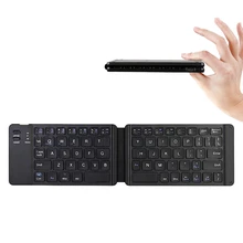 

Ultrathin Mini Wireless Bluetooth Folding Keyboard Foldable Rechargeable Keypad for IOS/Android/Windows for iPad Tablet Phone