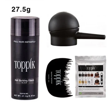 

1 pcs Toppik 50g Bagged hair fiber powder hair fiber Refill bag recharge thick hair Multicolor optional comb