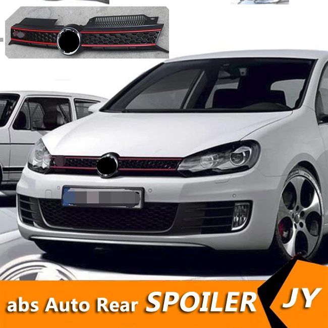 Для Volkswagen golf 6 Racing Grills 2011-2013 сотовая сетка Передняя гоночная решетка черный передний бампер модифицированная для гольфа