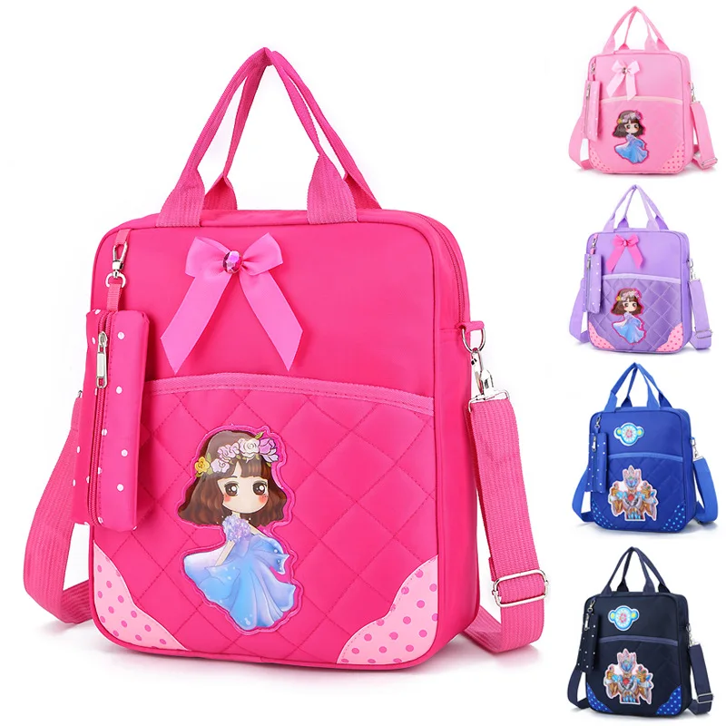 

2020 Bow Pupil's Bag Makeup Missed Lessons Hand School Bag Messenger Bag