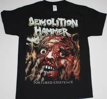 

DEMOLITION HAMMER TORTURED EXISTENCE THRASH DEATH METAL NEW BLACK T-SHIRT