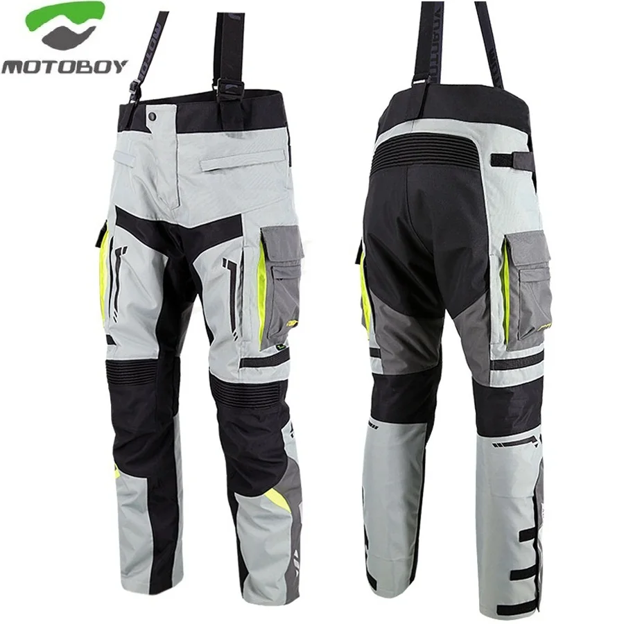 US $145.72 1pcs Four Season MOTOBOY Mens Motorcycle Racing Warm 600D Oxford Pants Motorbike Breathable Waterproof Reflective Trousers Gear