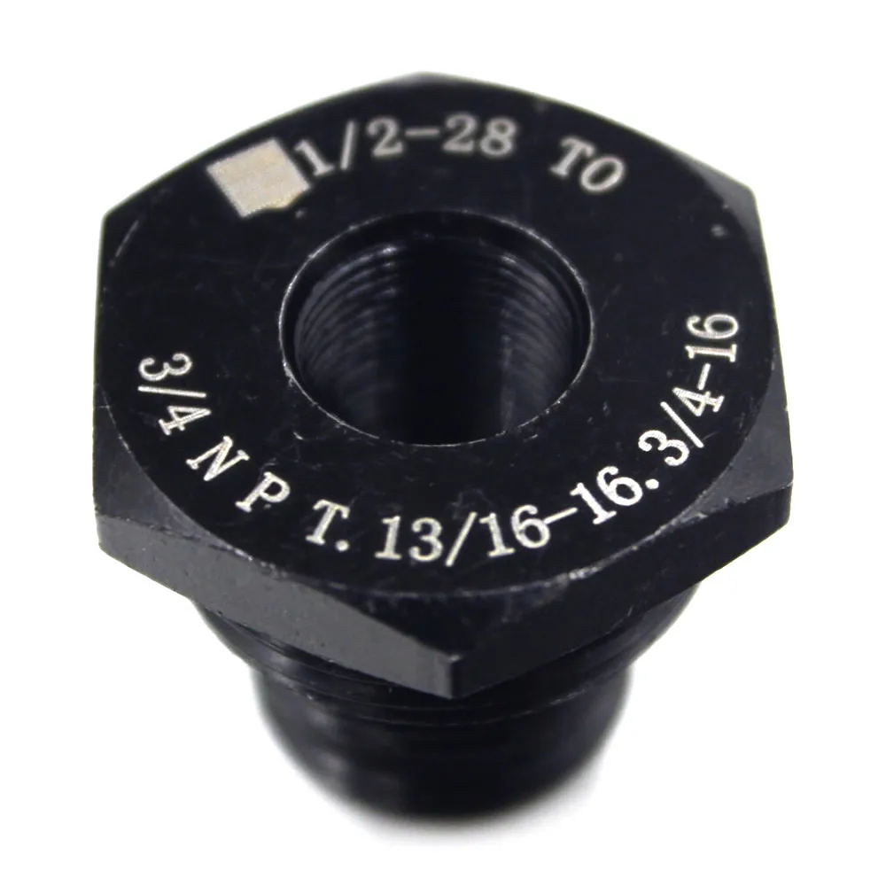 Универсальный черный Автомобильный адаптер масляного фильтра с резьбой 1/2 28 на 3/4 16 13/16 NPT|Масляный
