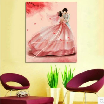 

Diamond Embroidery Mosaic Painting Cross Stitch Full Korean Style Marriage Figure BWedding DIY edroom 5D Sale Decoration Gift