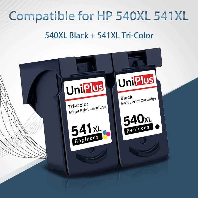 

UniPlus Ink Cartridges Replacement for Canon PG540XL CL541XL 540 541 Black Color for Printer Pixma MG2150 2250 2255 3100 3150