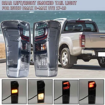 

Rear Left/Right Smoked Black Red Tail Light Brake Lamp LED For Isuzu DMax D-Max Ute 2017 2018 2019 R:8961253983 L:898125393