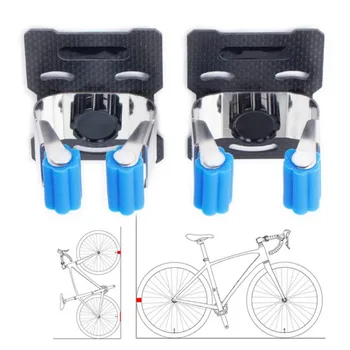 

Bicycle Wall Mount Hooks Bicycle Parking Rack Mountain Bike Road Car Parking Buckle Wall Rack Indoor Vertical Bracket ZX00