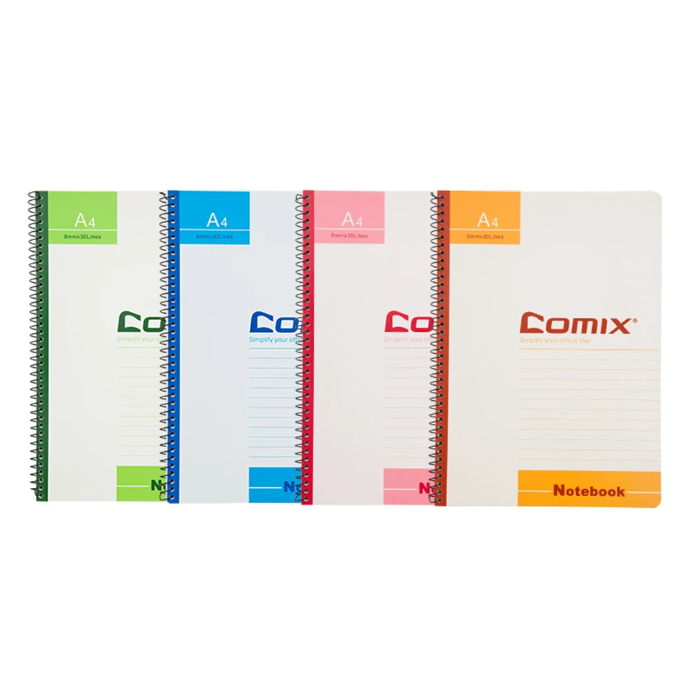 

Comix A5 50 wire notebook stationery / soft copy / Notepad 12pcs for 1 Packs, C4514