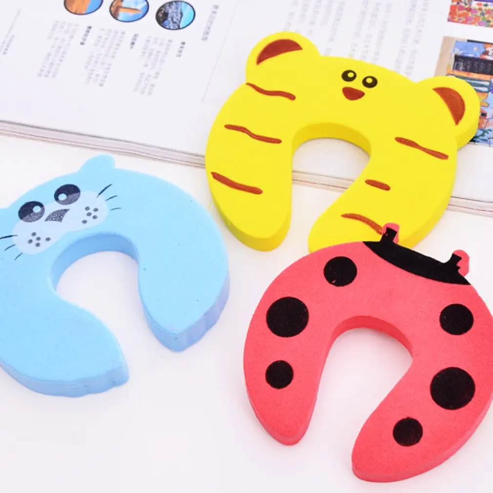 Child Safety Anti-Pinch Door Card Baby Thickened Door Plug EVA Baby Door Resistance Cartoon Door Clip Baby Protection Safety