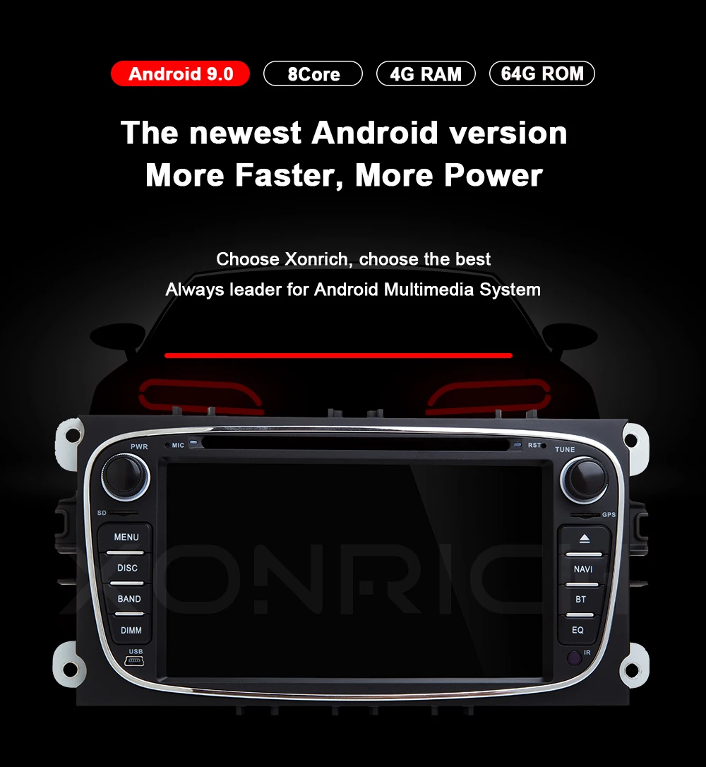 Cheap 8 Core DSP 4G 64GB 2 din Android 9 Car Radio Multimedia For Ford Focus 2 3 mk2 Mondeo 4 Kuga Fiesta Transit Connect S-MAXC-MAX 4 Cheap 8 Core DSP 4G 64GB 2 din Android 9 Car Radio Multimedia For Ford Focus 2 3 mk2 Mondeo 4 Kuga Fiesta Transit Connect S-MAXC-MAX 4