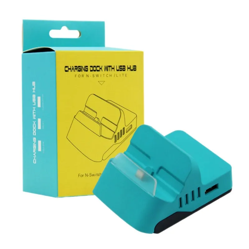 Зарядная док-станция с usb-хаб для nintendo Switch/Switch Lite