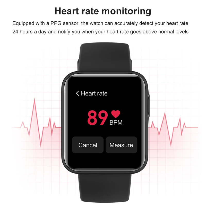 Xiaomi Mi Watch Lite Bluetooth Smart Watch GPS 5ATM Waterproof SmartWatch Fitness Heart Rate Monitor mi band Global Version 4