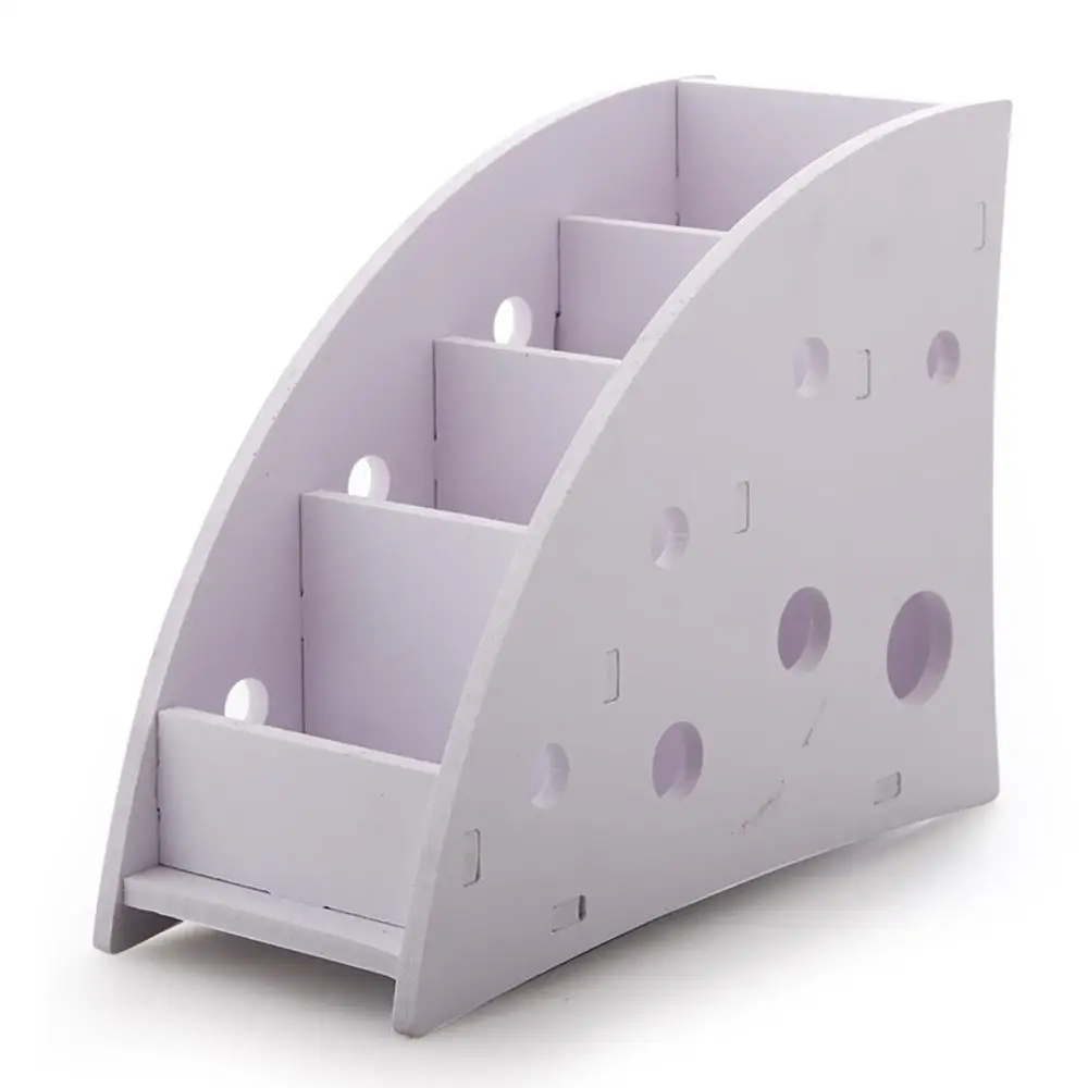 Storage Box Eco-friendly Plastic Wood TV Air Conditioner Remote Control Holder Home Office Sundries Storage Case Desk Organizer