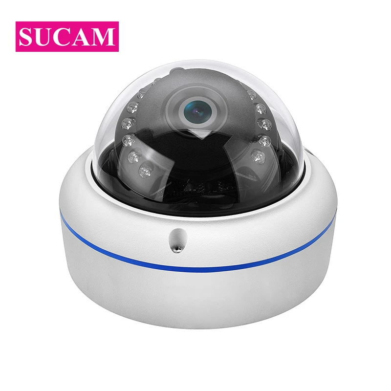 

SUCAM 360 Degrees Angle Panoramic IP Mini Camera 1080P Wired Video Surveillance Security Network Camera with IR Cut Filter