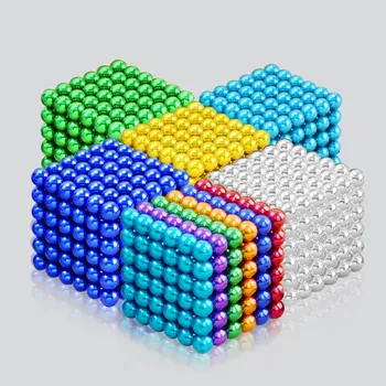

wholesale Magnet Metal Balls 3mm 216pcs/set Magnetic stick Building Blocks Construction Designer Creative Educational Toys Kids