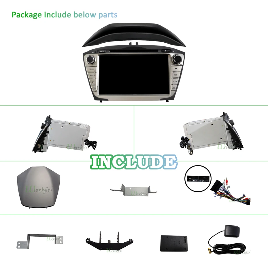 Perfect DSP IPS Car dvd Multimedia Player 8 core 4G 64G 2 Din Android 9 For Hyundai IX35 TUCSON 2009-2015 car radio GPS Navigation OBD2 3