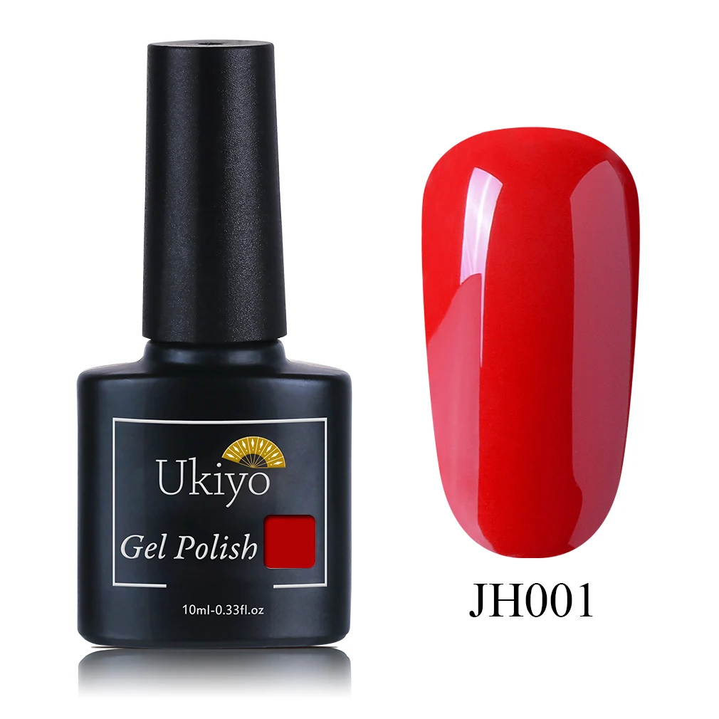 Ukiyo 10 мл винно-красный УФ-гель для ногтей замачиваемый Полупостоянный лак для ногтей УФ-гель лак Гель-лак для нейл-арта эмалированный лак