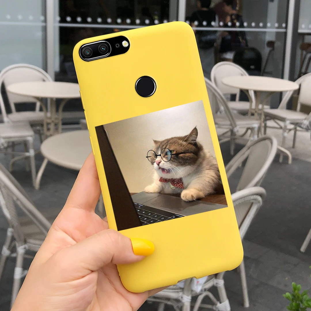 Cute Bee and Butterfly Soft Silicone Phone Case for Honor 9 Lite - Stylish Back Cover