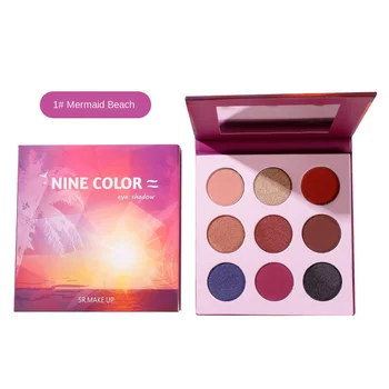 

9 Colors Nude Eyeshadow Kit Matte Glitter Eyeshadow Palette Makeup Diamond Glitter Metallic Shiny Nude Eye Pigment Cosmetics