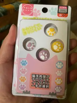 

200pcs=50sets Cat Paw Thumb Grips Joystick Analog Caps for Switch Lite NS Joycon Controller Gamepad Silicone ThumbSticks Grip