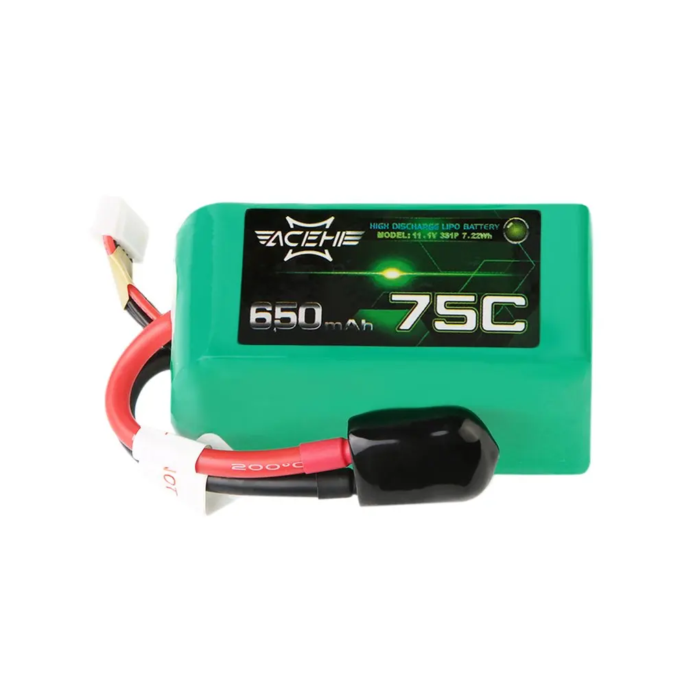 ACEHE 75C 11,1 V 650mAh Lipo батарея высокого разряда Lipo батарея для XT30 FPV гоночной серии защита от короткого замыкания