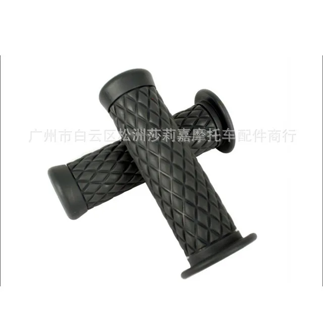 retro classic motorbike grips handle bar vintage scooter accessories for harley yamaha motorcycle handlebar cafe racer moto grip grey