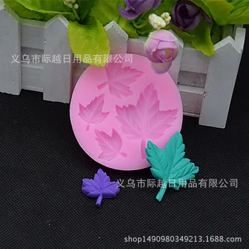 

Baking Tool 3pcs Maple Leaf Modeling Liquid Silicone Mold Fondant Cake Cookie Decoration Mode
