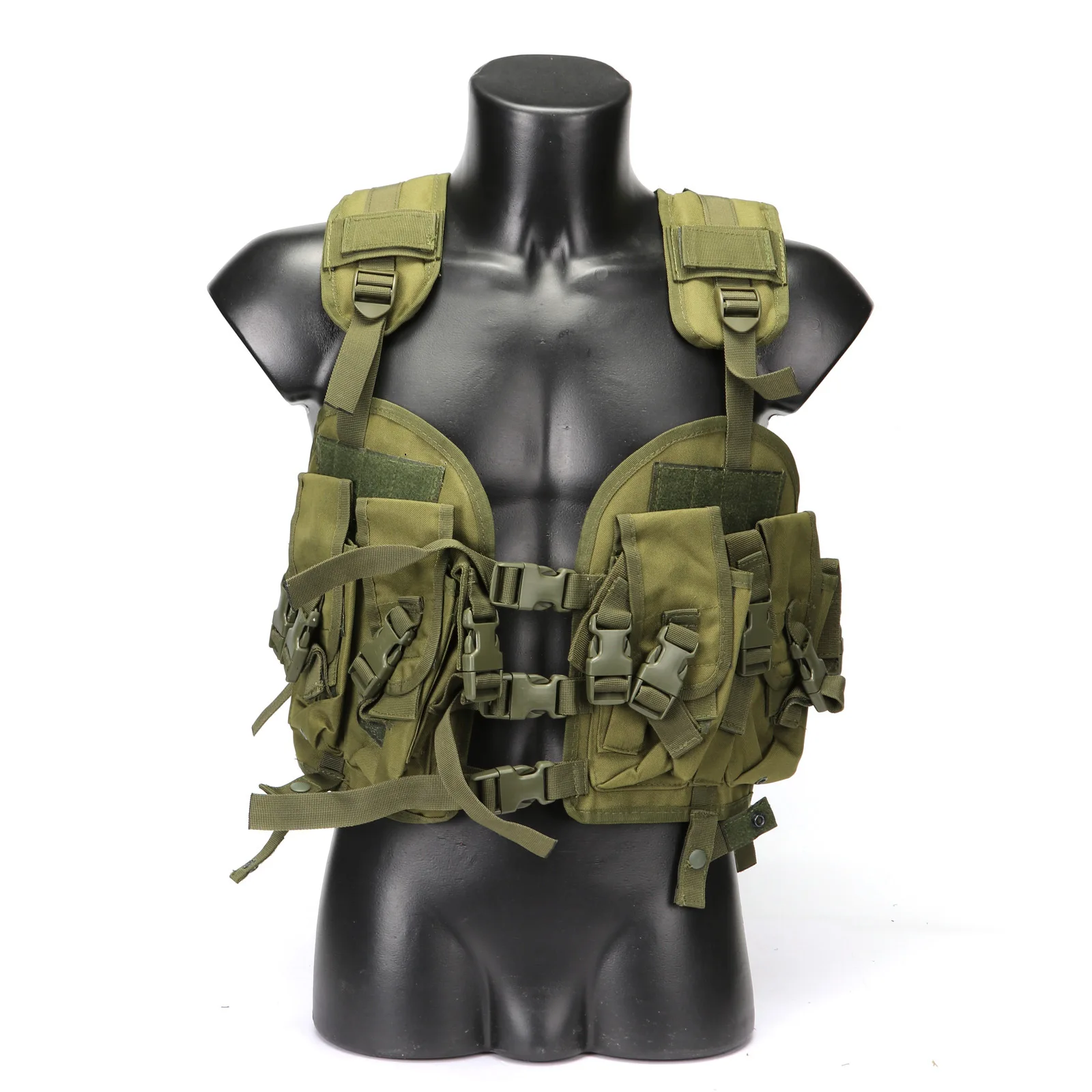 

97 Seals Vest Multi-functional Outdoor Tactical Camouflage Water Bag Combat Waistcoat Army Fans CS Field Operations Protection S