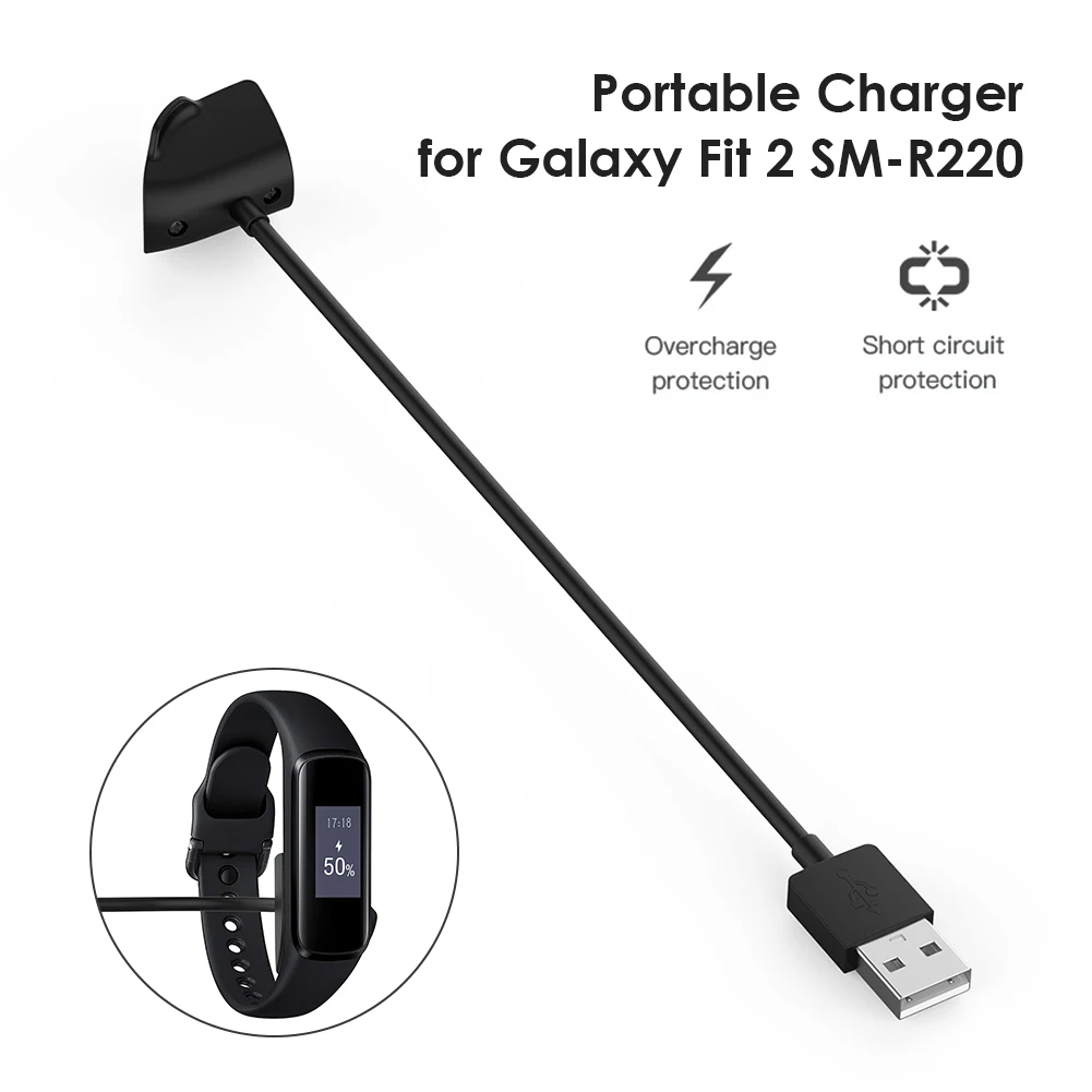 USB Ladekabel Für Samsung Galaxy Fit 2 SM-R220 Ladegerät Armband Power  Kabel Draht Lade Dock Für Galaxy Fit 2 SM-R220 - AliExpress